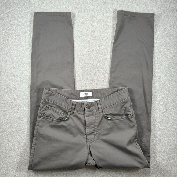 Men's Gray Chinos - Picture 1 of 14